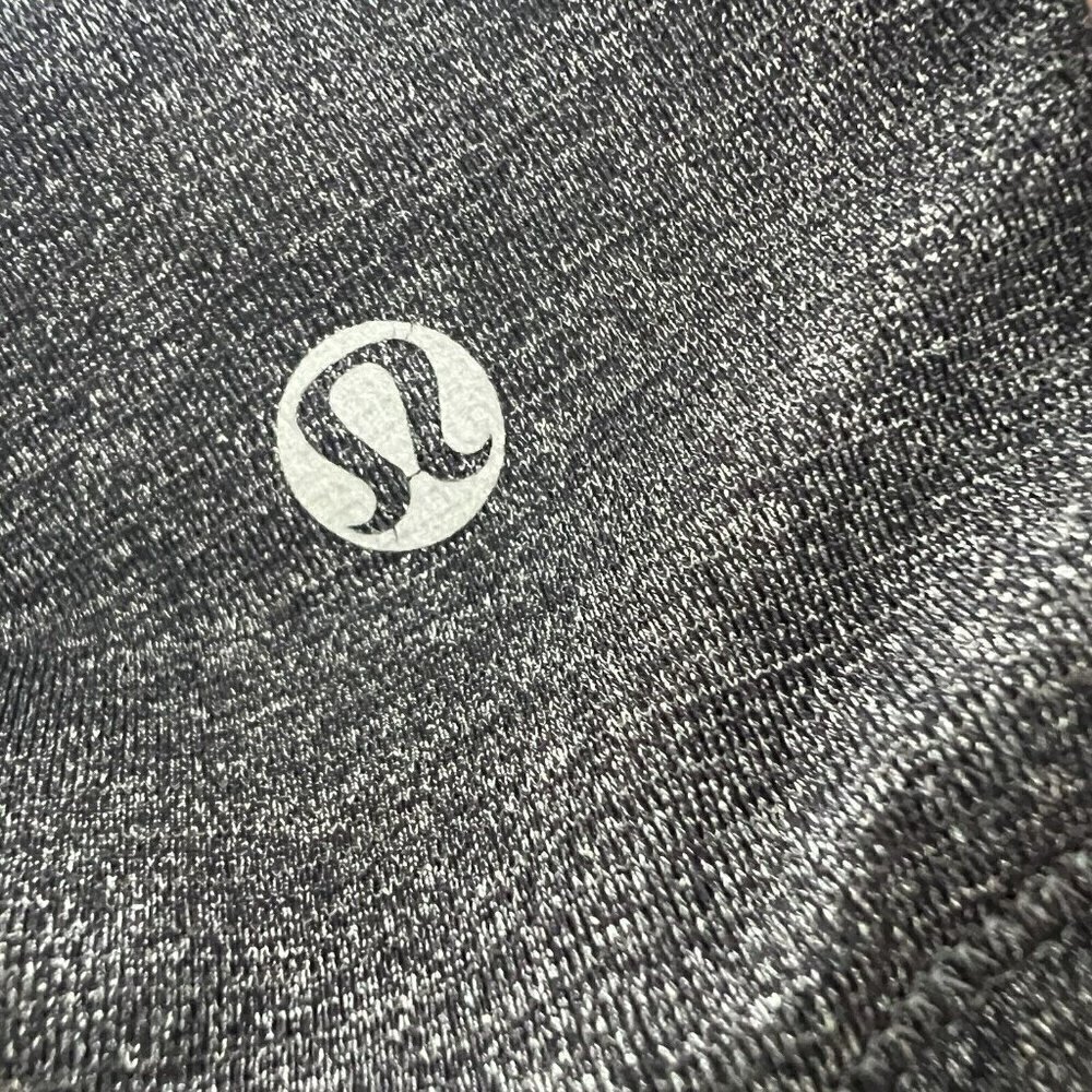 Lululemon muscle Tank top black gray Rest Less Flowabunga Size 6 - Picture 13 of 14